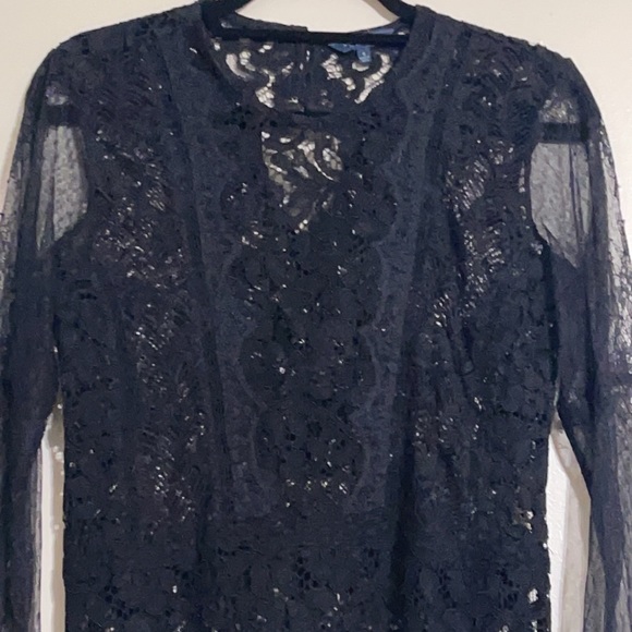 Lucky Brand lace longsleeve top - Picture 2 of 3